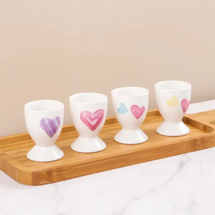 Ceramic Egg Cup - Creative Breakfast Special Egg Shape Cup