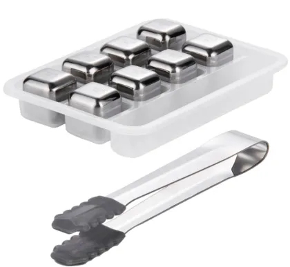 Stainless Steel Diamond Ice Cubes for Whiskey