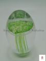 Green Octopus Glass Paperweight