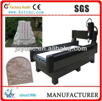 The Lathe bed is wholly cast with Iron 3D CNC Stone Engraving Machine