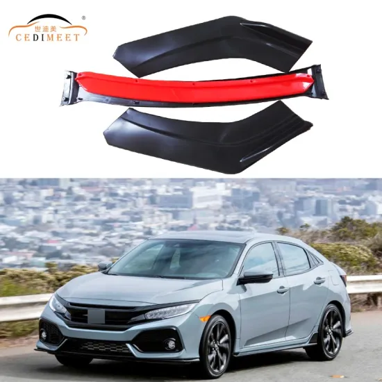 Factory Direct PP Plastic Universal Car Bumper Lip Diffuser Spoiler Splitter