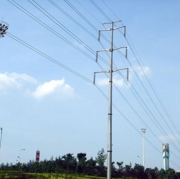 Power Transmission Line Monopole Tower