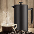 Grey Stainless Steel Coffee French Press