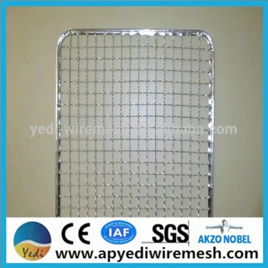 High quality woven/crimped Barbecue Wire Mesh low carbon steel wire sae1006/1008/1010