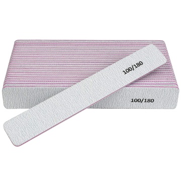 Waschbare Half Moon Nagel -Datei - 50pcs/Bag Benutzerdefinierte Optionen verfügbar