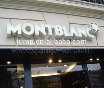 White Color Channel Letter
