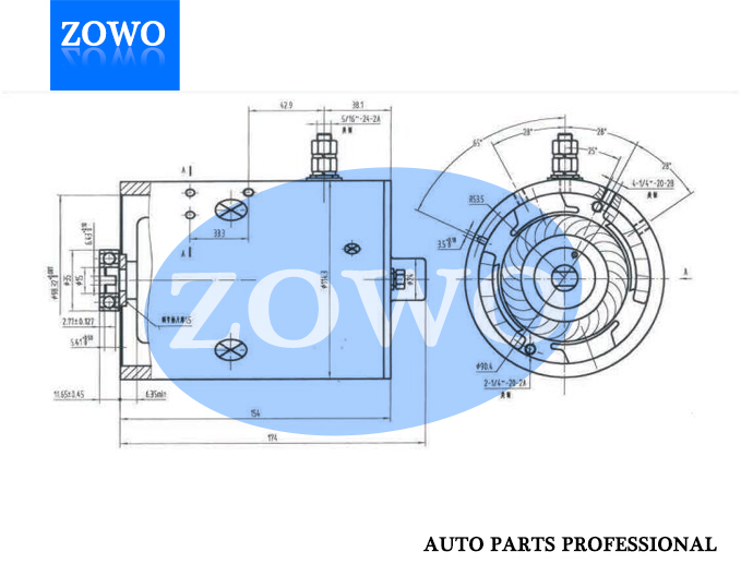 Phjd012 Dc Motor 12v 1 2kw