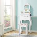 Girls Makeup Dressing Table for Bedroom Small Space