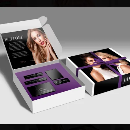 Custom Beauty Influencer Brand Kit Box