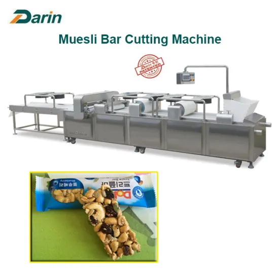 Natural peanut snack bar cutting machine