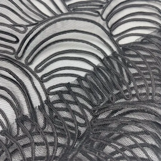 Three-Dimensional Ribbon Embroidery Fabric