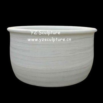 White Round Stone Bathtub(SNK106)