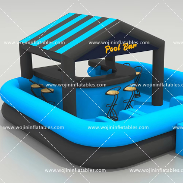 New Factory Direct Inflatable Bar: Outdoor Party & Pool Combo