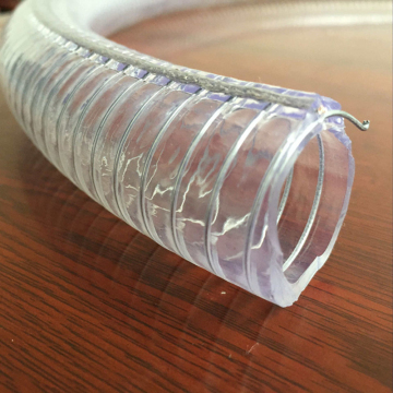 pvc high temperature sprial steel wire reinforced hose