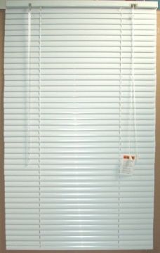 25mm Aluminum Venetian Window Blinds Pleated With Steel Headrail