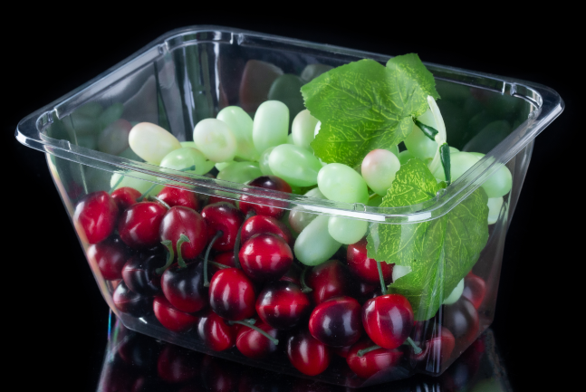 Disposable transparent fruit packaging box