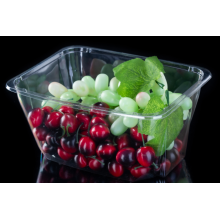 Salada de plástico transparente / recipientes vegetais