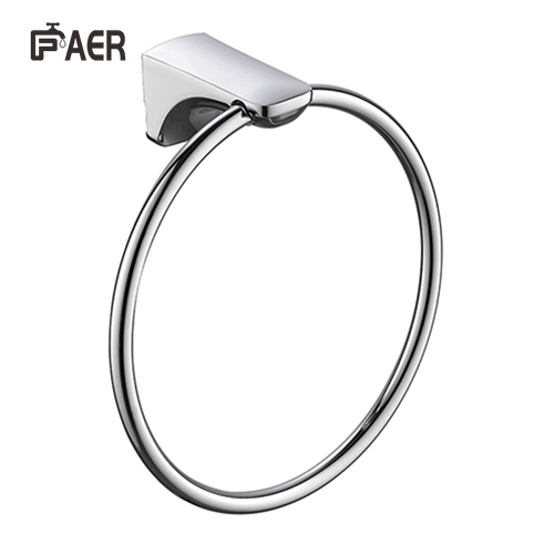 Moderno Luxo Polido Polido Ranco de Towel Ring