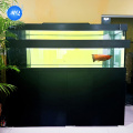 Tangki ikan besar modern dengan desain yang elegan