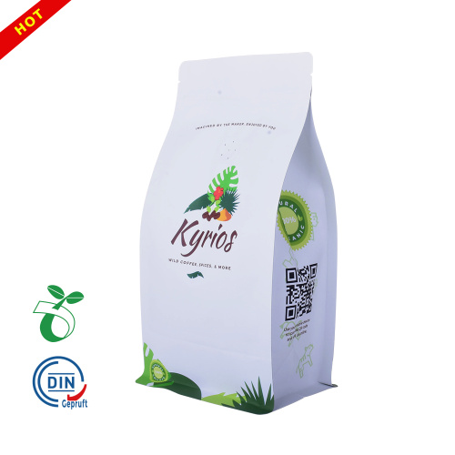 Factory price tea packaging kraft paper bag for coffee 500g