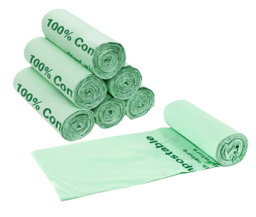 Custom Biodegradable Strong Unscented Garbage Bags - 13 30 Gallon Heavy Duty Trash Bags
