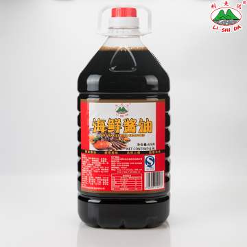 Chakula cha baharini Soy Sauce 4.9L Ngoma ya Plastiki