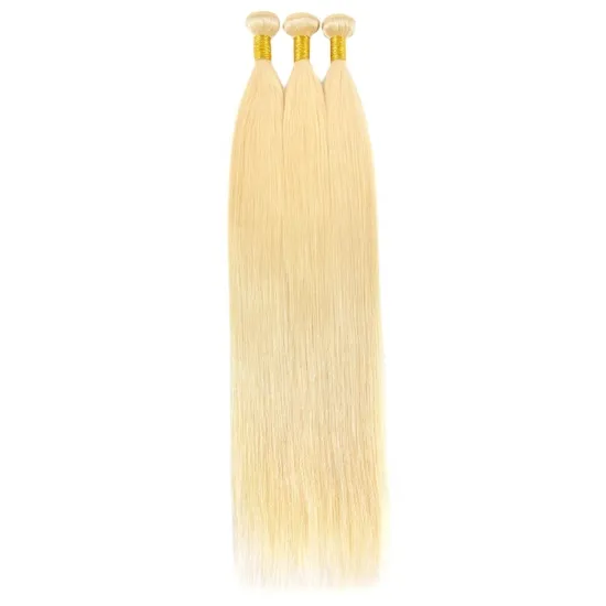 2021 Best Selling Straight Russian Free Sample Raw Human Hair 100% Virgin Blonde 613 Human Hair Bundles