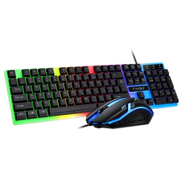 TF230 USB Backlit RGB LED Mechanical Keyboard & Mouse Set