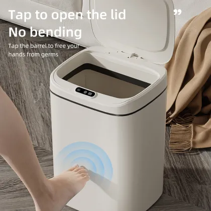 L6 Smart Trash Can - Large Capacity Automatic Induction Charging Garbage Can