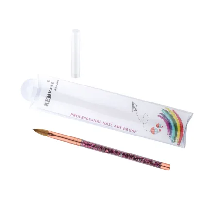 Gel Nail Art Pink Kolinsky Brush