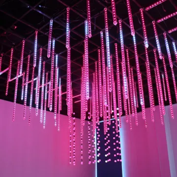 Music Activated RGB LED 3D Pixel Video Tube