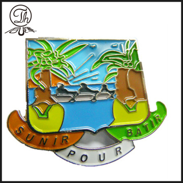 Nickel Photo Picture pin badge enamel