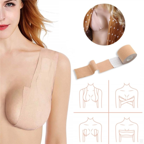 Women boobytape for breast lift