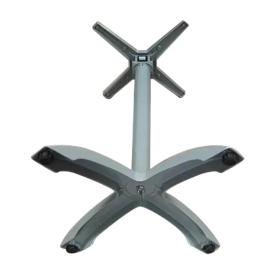 Grey Folding Aluminum Table Base