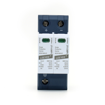800V solar PV 2 polos DC Surge Protector SPD