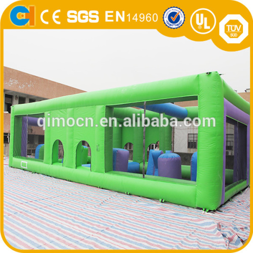 Green Inflatable Paintball Tent, Inflatable Sports Game Tent Field,Inflatable Paintball Air Field