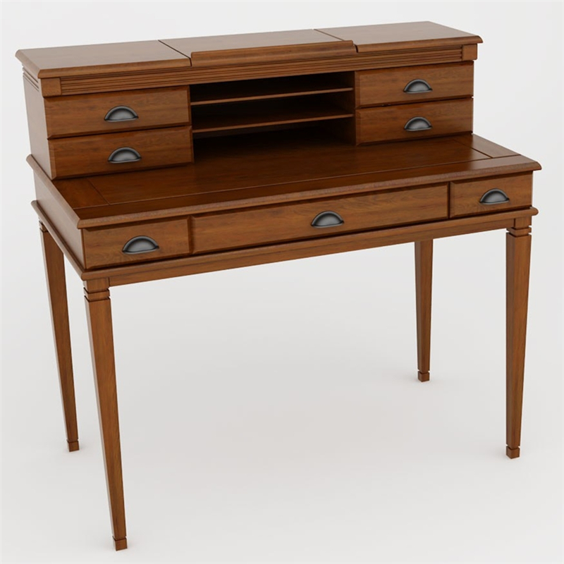 Bureau d'ordinateur avec classeur Hutch