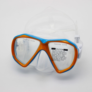Maschera per immersioni in vetro anticruoliera per lo snorkeling e il nuoto