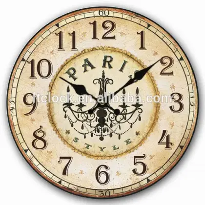 brand fancy wall mdf wall clock