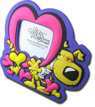Lovely Mini Photo Frame For Gifts, Promotional Silicone Picture Frames With Custom Logo