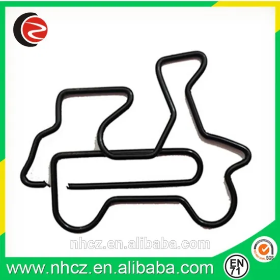 Motorcycle Shaped Paper Clips