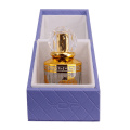 Purple Clamshell Leather Perfume Packaging Box