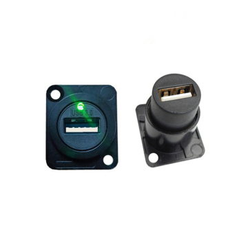 Micro USB 2.0 Wall Mount Straight D Type Data Socket - Multiple Styles
