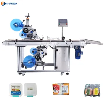 Auto Top Bottom Automatic Labeling Machine for Surface, Plastic Upper and Lower Plane Labeling