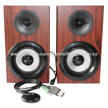 Computer USB Speakers, Powered by USB for Laptops/3W x 2