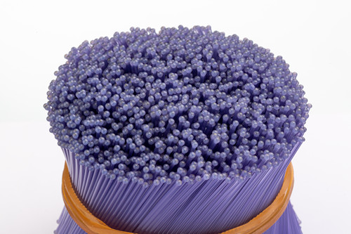 Tàu màu tím bóng đầu dây tóc nylon cho bàn chải tóc