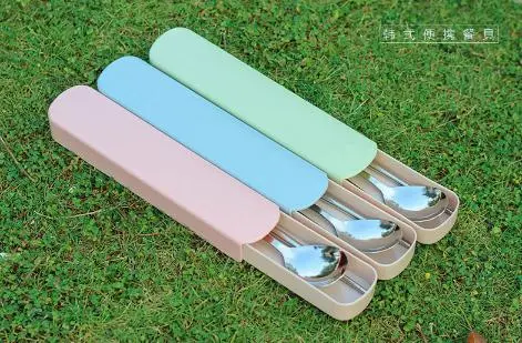 Nordic style Stainless steel spoon 304 stainless steel tableware Craft gift tableware