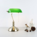 Lampe de table LEDER Verre Vert Laiton