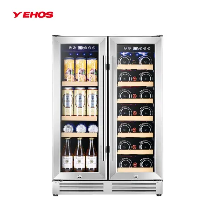 Wine and Beverage Coolers: 120L Beverage Wine Machines Juice Dispenser