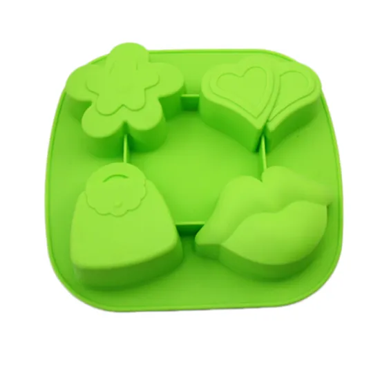 silicone cake baking mouds in different shape